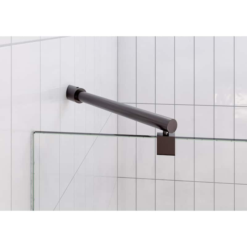 Glass Warehouse 78" x 48" Frameless Shower Door - Glass Hinge