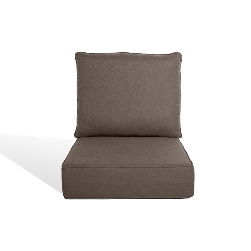 Pocassy 22"x24"x6" Inch Thick Cushions Pillows Indoor Outdoor Cushion - Grey Cushion