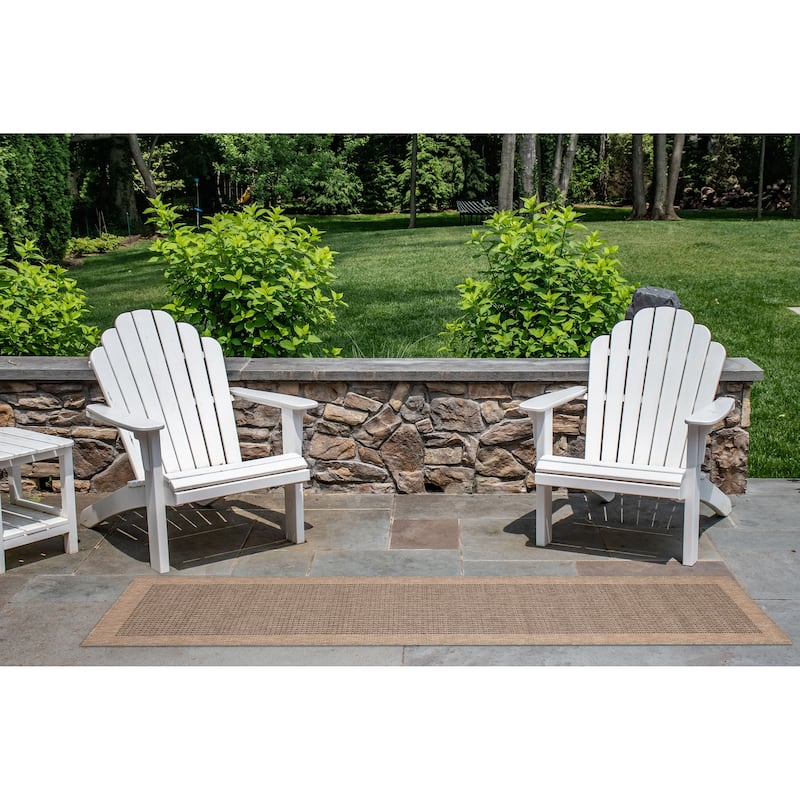 Liora Manne Sahara Texture Border Indoor/Outdoor Rug