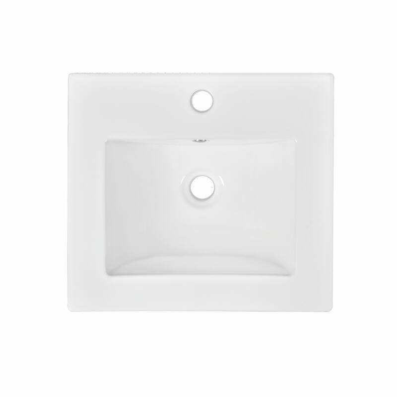 18-Inch Modern Bathroom Vanity with Sink