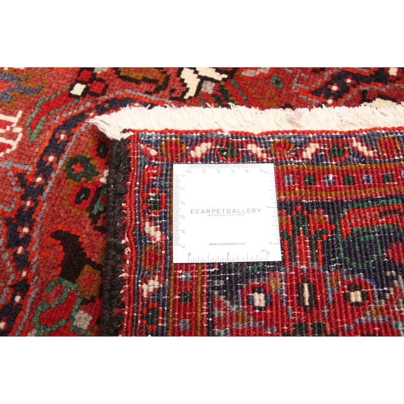 ECARPETGALLERY Hand-knotted Sarabi Dark Red Wool Rug - 6'8 x 9'6
