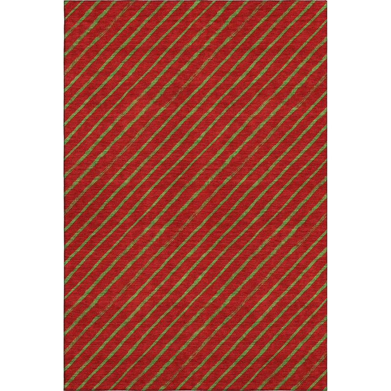 Premium Washable Super Soft Angle Stripe Mayfield Rug
