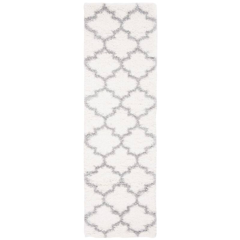 SAFAVIEH Fontana Shag Evor Trellis 2-inch Thick Rug