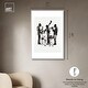 preview thumbnail 44 of 60, Bebop II Black Art Canvas Print by Art Remedy