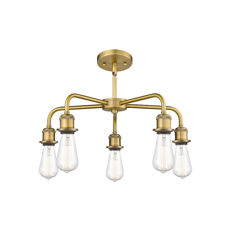 Innovations Lighting 516-5CR-14-25 Fenton Chandelier Fenton 5 Light