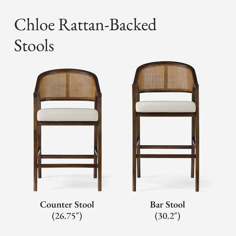 Maven Lane 30" Chloe Bar Height Kitchen Stool