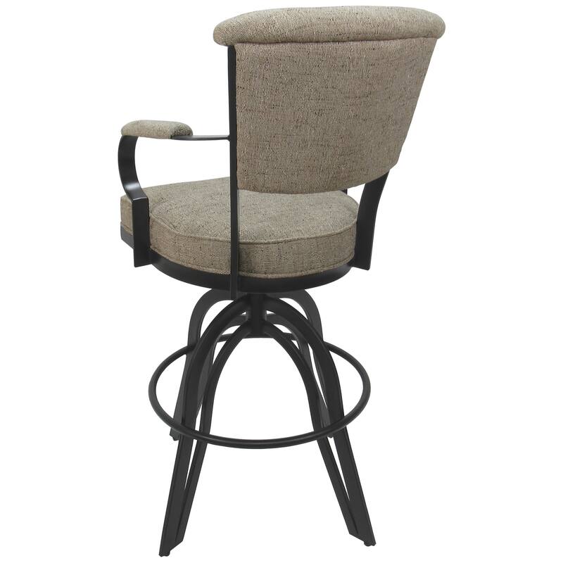 Miami Counter 26" or Bar 30" Metal Bar Stool on A Base