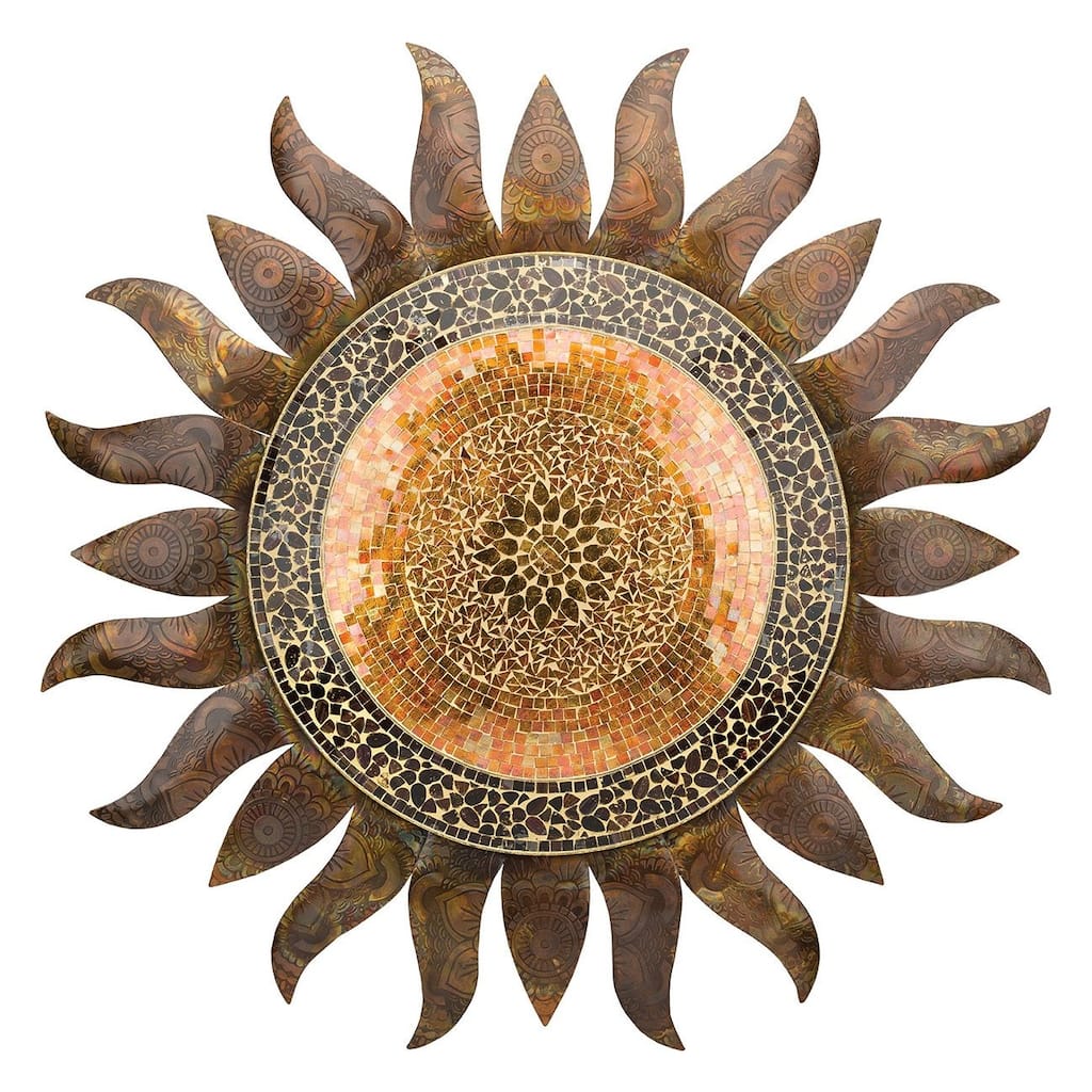 Gold Sun Wall Decor 36