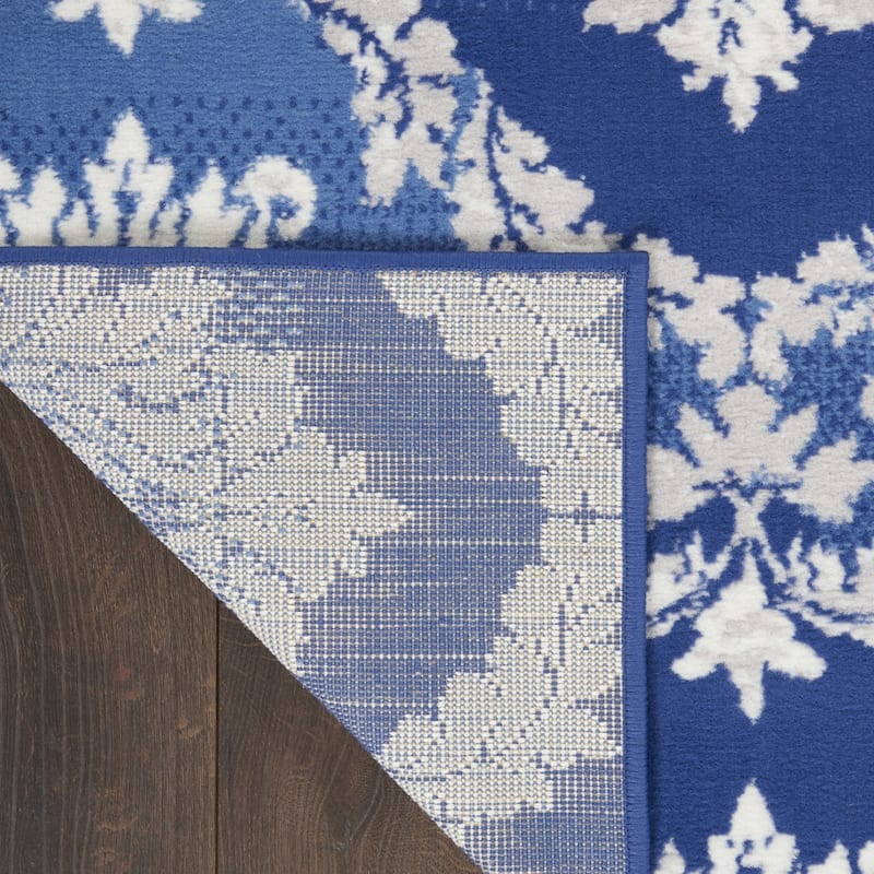 Comiw Power Loomed Distressed Non Skid Stain Resistant Area Rug By HomeRoots - 120' X '84' X '0.39
