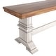 preview thumbnail 28 of 42, Eleanor Two-Tone Trestle Leg Wood Dining Bench by iNSPIRE Q Classic