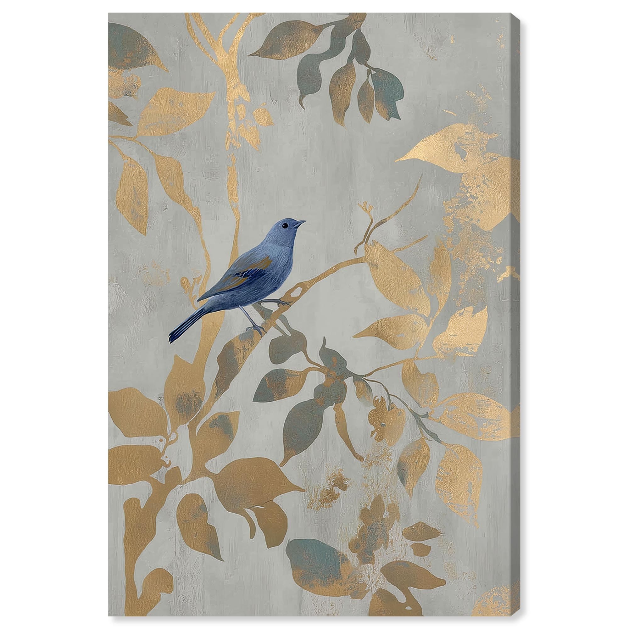 Golden Bough I Kitchen Wall Decor Canvas Print by Art Remedy