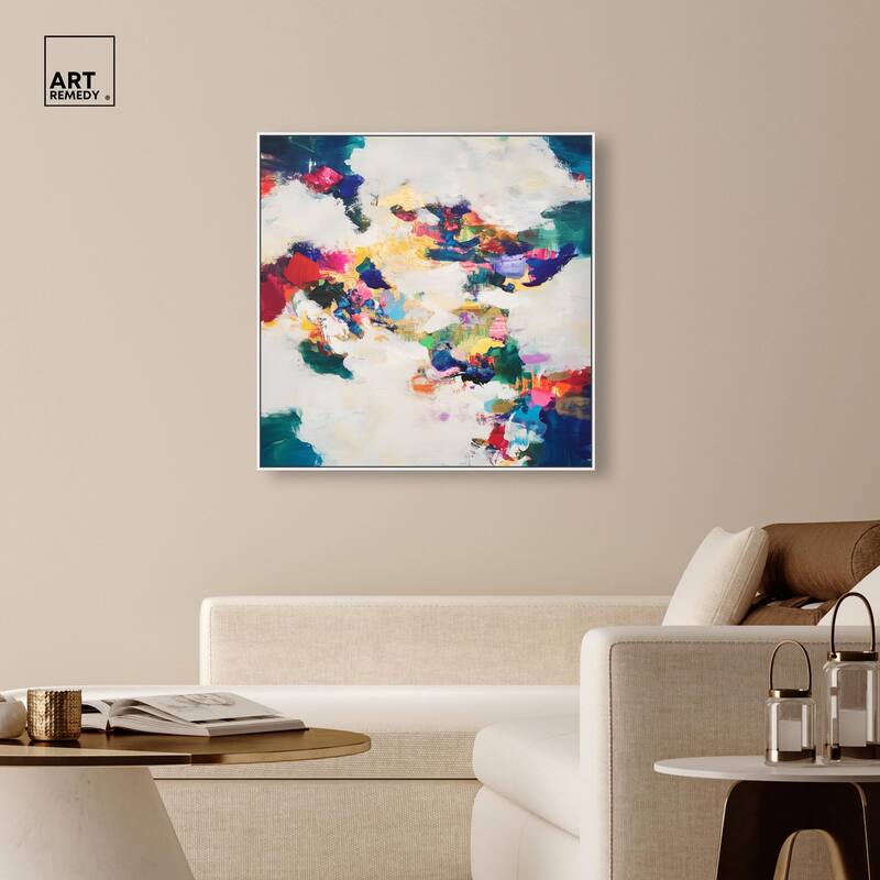 Spectrum Splash Canvas by Art Remedy