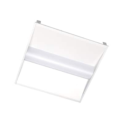 2x2 FT Center Basket LED Troffer Panel Light, Selectable Wattage and CCT, Dimmable, Damp Rated, UL Listed - 23.8