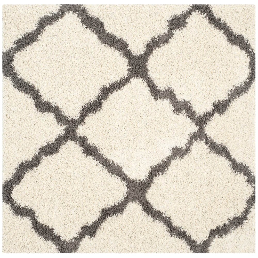 SAFAVIEH Dallas Shag Darina Trellis 1.5-inch Thick Rug