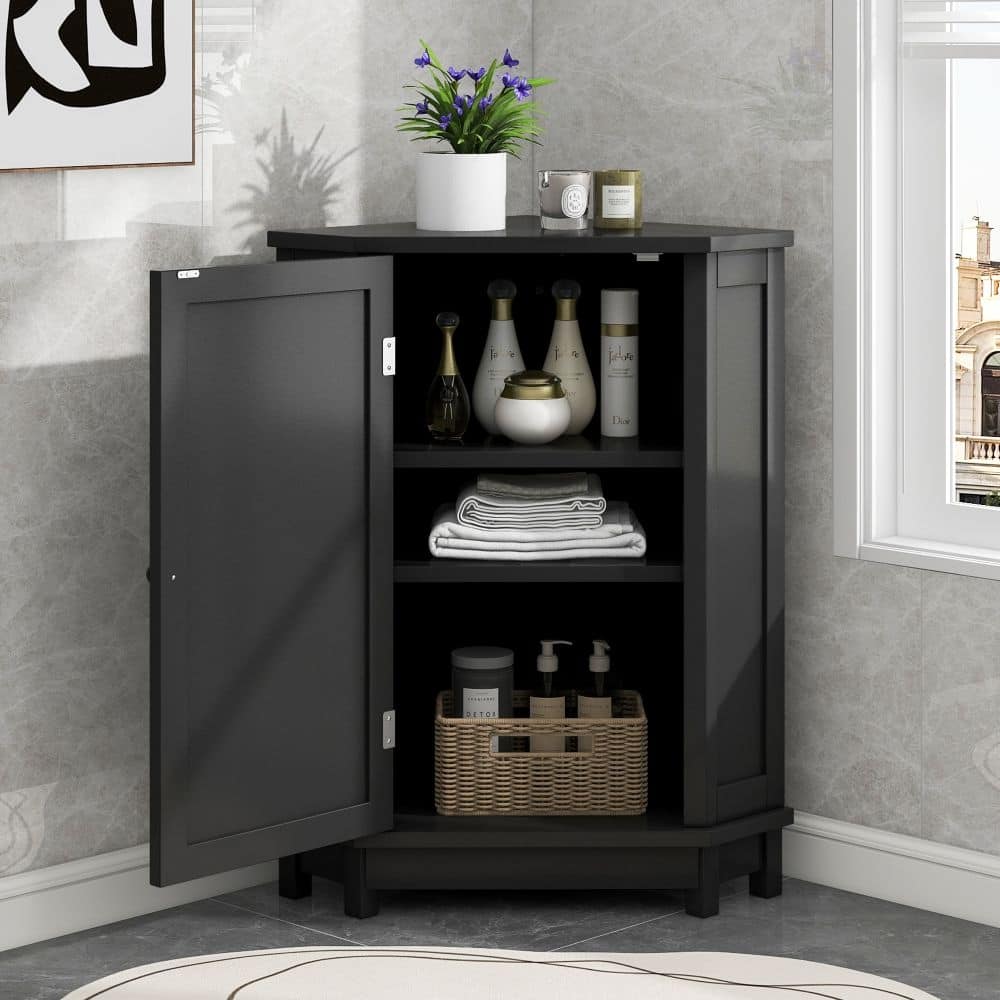 Bathroom Cabinet Triangle Corner Storage Cabinet