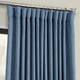 Exclusive Fabrics Faux Linen Extra Wide Room Darkening Curtain Panel