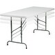 Shop 6-Foot Height Adjustable Granite White Plastic ...