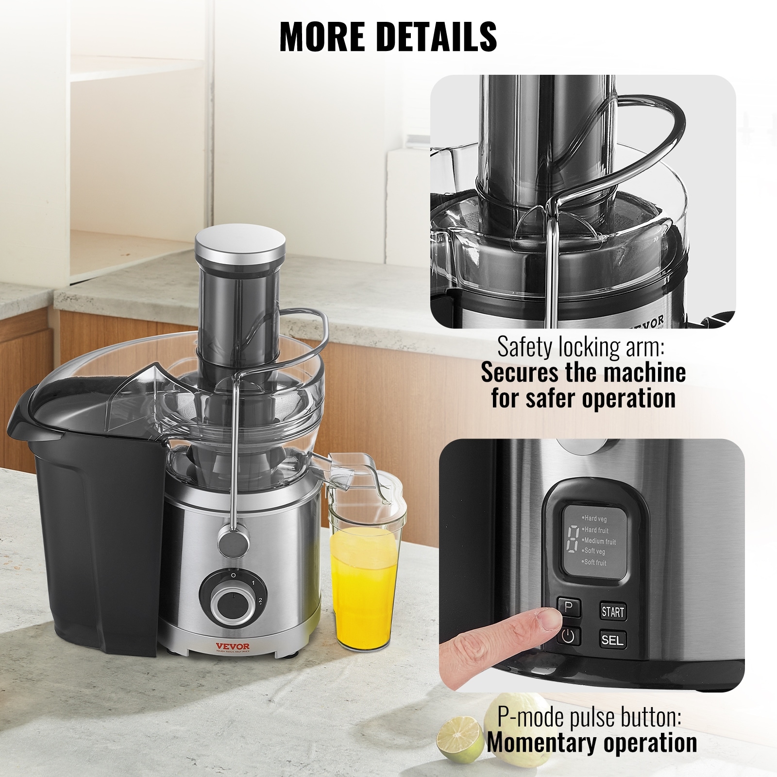 Home juice machine outlet