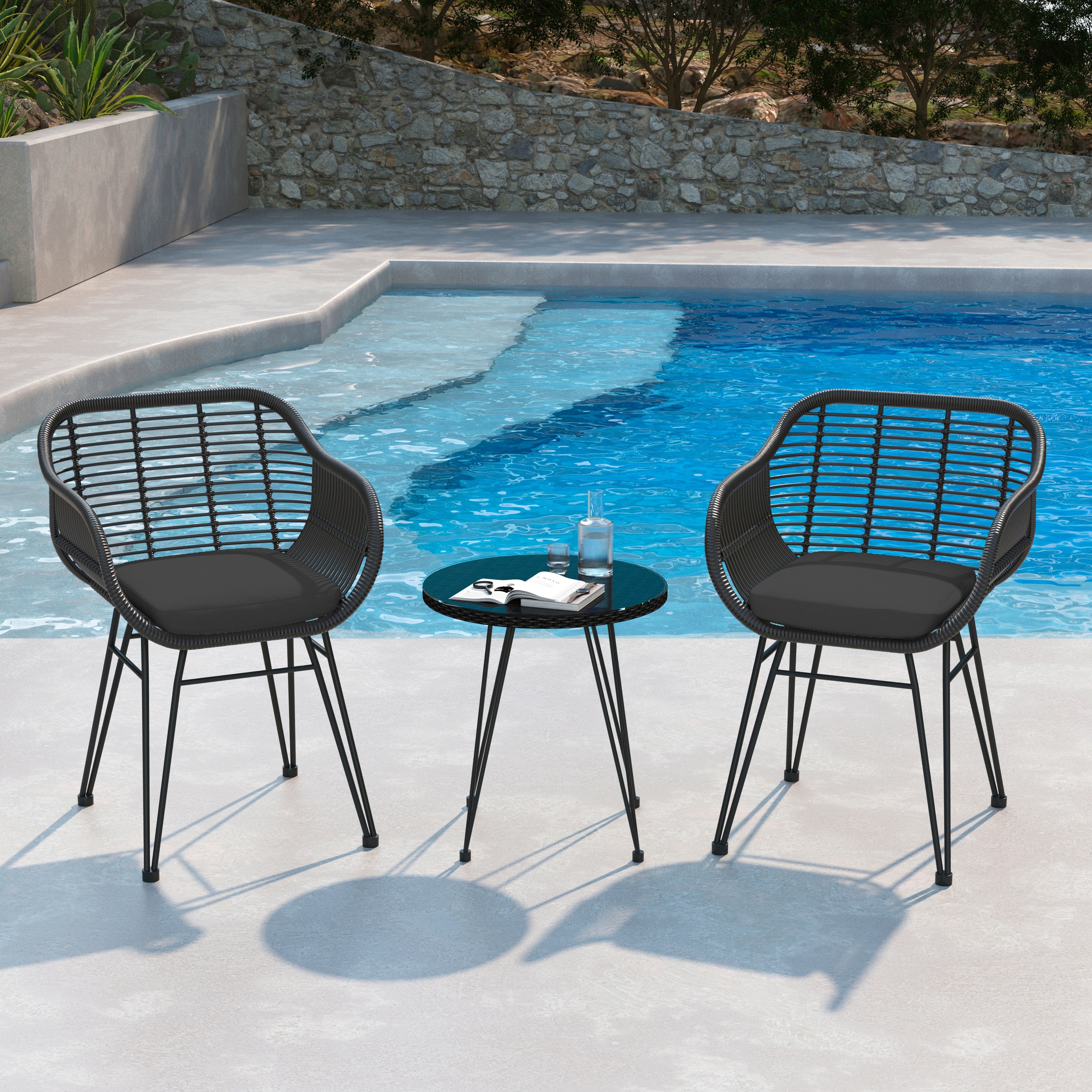 Mid Century Modern Outdoor Bistro Sets Bed Bath Beyond