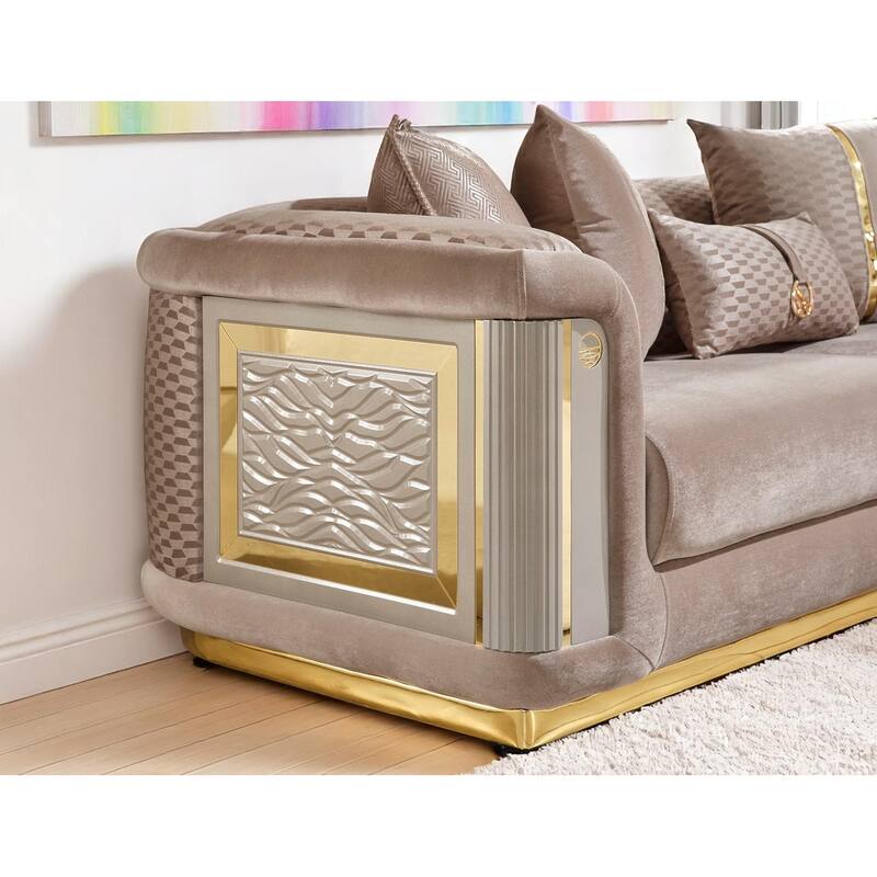 Eze 4-piece Living room Set 1 Sofa & 1 Loveseat & 2 Chair