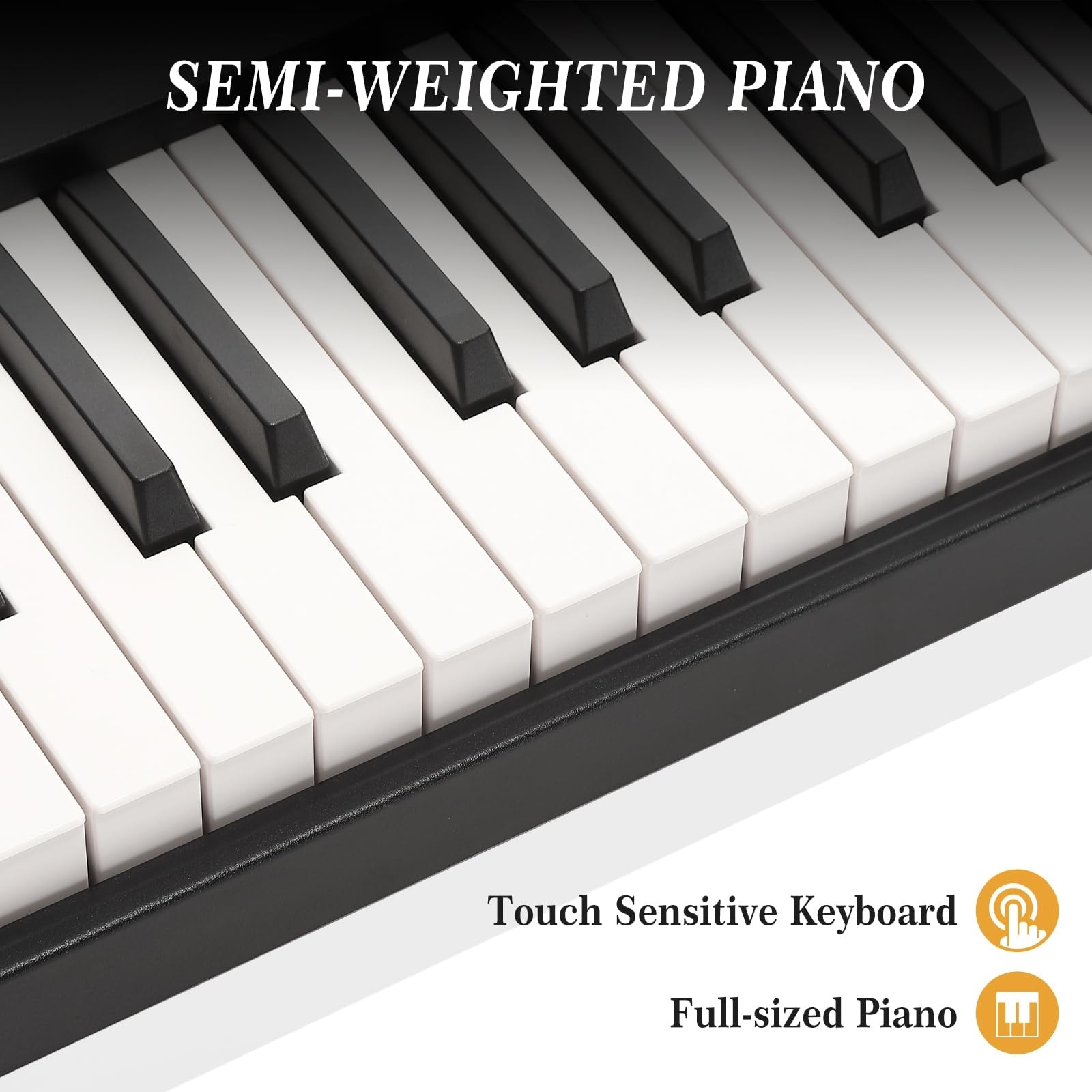 Digital Piano 88 Key Full Size Semi Weighted Electronic Keyboard Piano Set On Sale Bed Bath Beyond 42263391