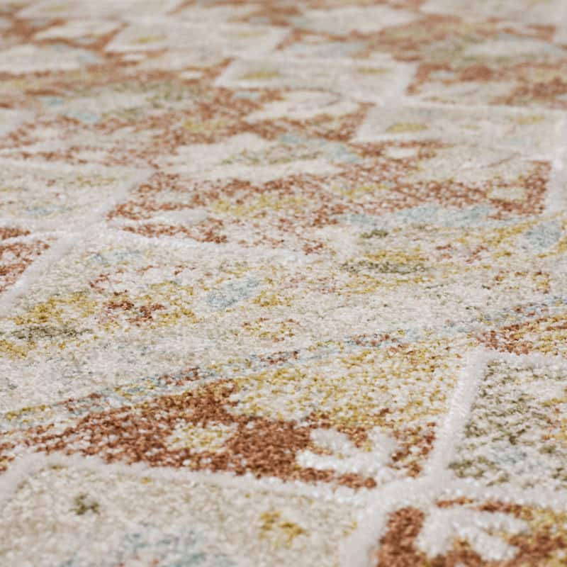 Karastan Staveley Terracotta Ornamental Area Rug