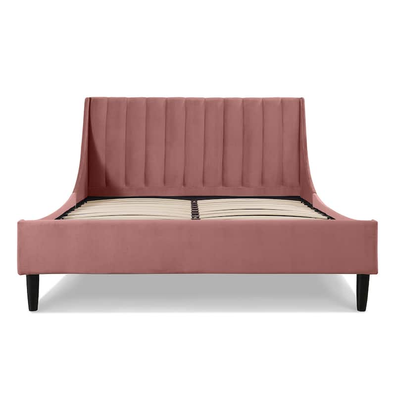 Aspen Vertical Tufted Upholstered Platform Bed