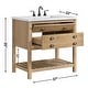 preview thumbnail 53 of 63, Monterey 37-inch Farmhouse Marble Solid Wood Bathroom Vanity