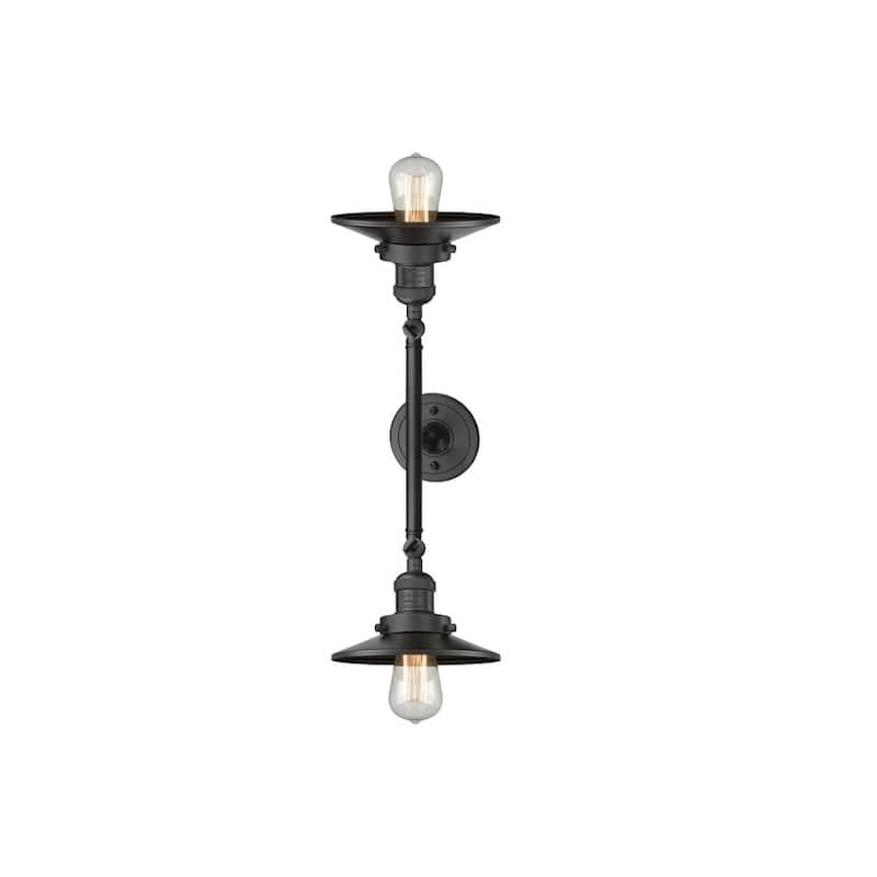 Innovations Lighting Railroad 2 Light 19" Wide Bathroom Vanity Light - Oil Rubbed Bronze / Metal