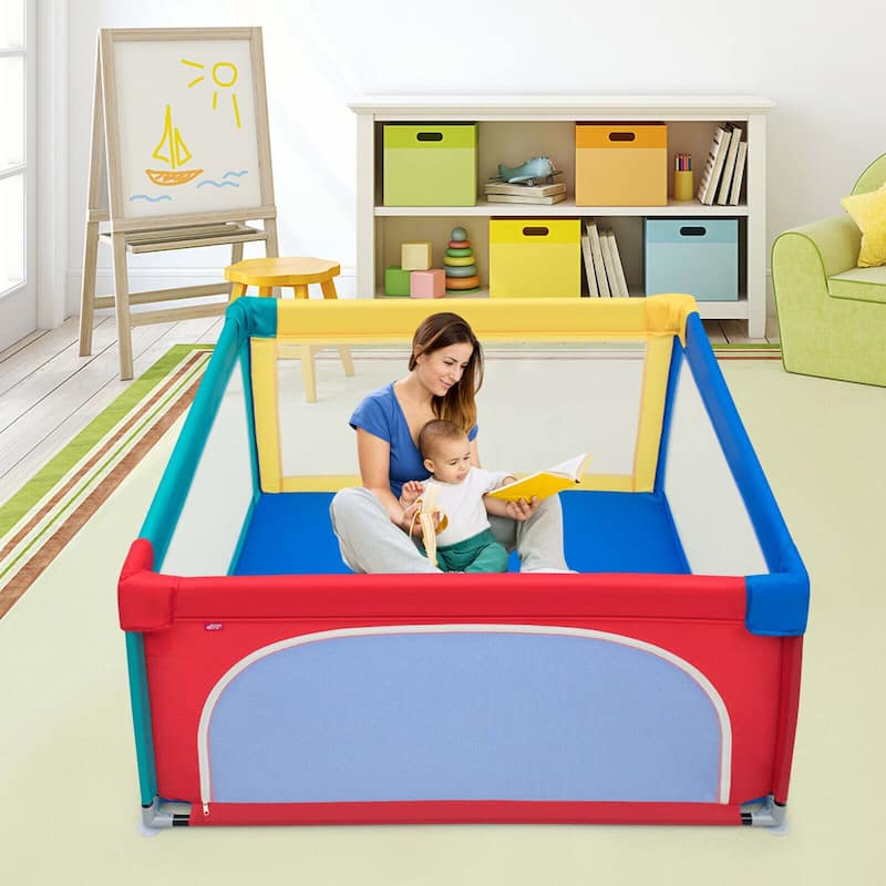 Costway Baby Playpen Infant Large Safety Play Center Yard w/ 50 Ocean - See Details
