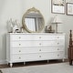 preview thumbnail 2 of 20, 12 Drawer Closet 63'' W Dresser White Chest Srorage Cabinet Lacquer