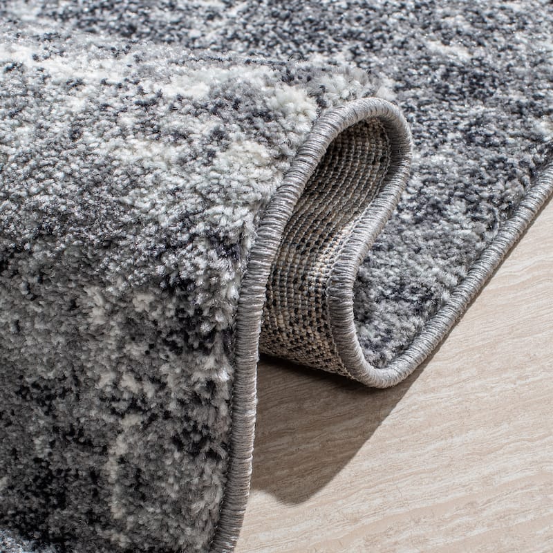SAFAVIEH, Evoke Yukako Modern Abstract Distressed Rug