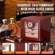 preview thumbnail 13 of 12, VEVOR Cigar Humidor Cabinet Handmade Spanish Cedar Wood Cigar Humidor Hygrometer, Shelves, and Handle, Great Gift for Men