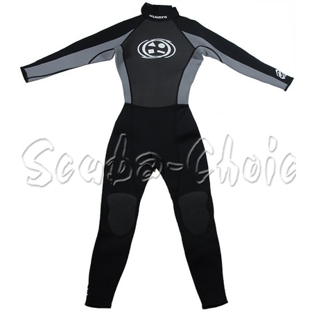Maui & Sons 3/2 mm Boy's Neoprene Long Sleeve Surfing Suit Black/Gray