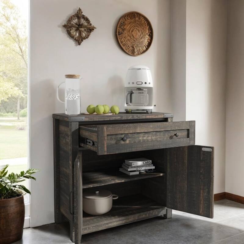 Farmhouse Cabinet with Drawers and Doors 31.5 inch - 15.75"D x 31.5"W x 31.5"H