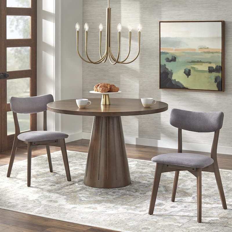 Lifestorey Cari Solid Wood Dining Chair (Set of 2)