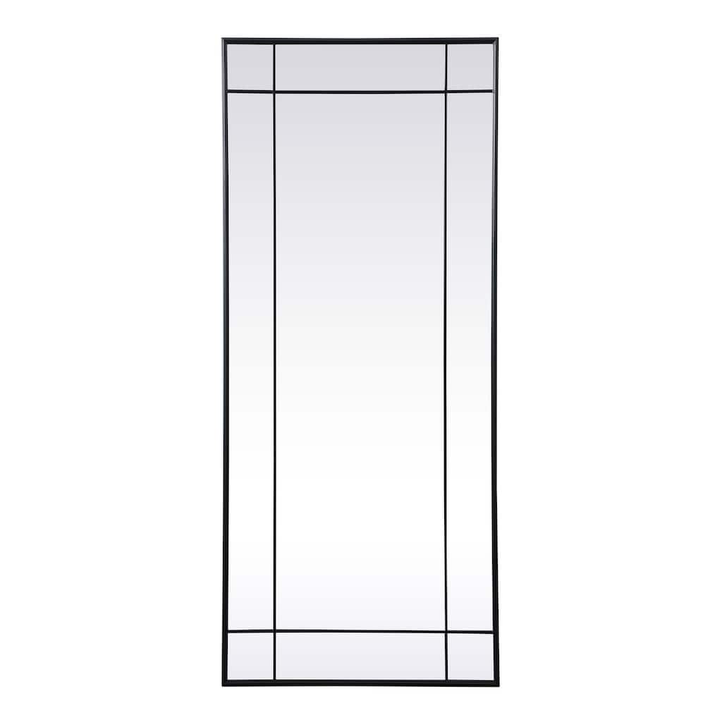 Elegant Lighting MR3FL3070 Viola 30" W x 70" H Rectangular Framed