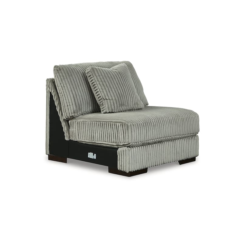 Signature Design by Ashley Lindyn Fog 6-Piece Sectional with Chaise - 171"W x 131"D x 38"H
