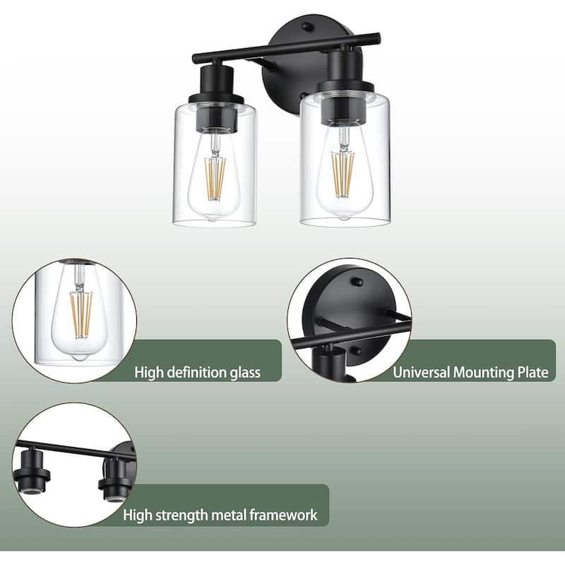 2-Light Bathroom Light Fixtures