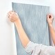 preview thumbnail 5 of 5, A-Street Prints Largo Sky Blue Striated Wallpaper