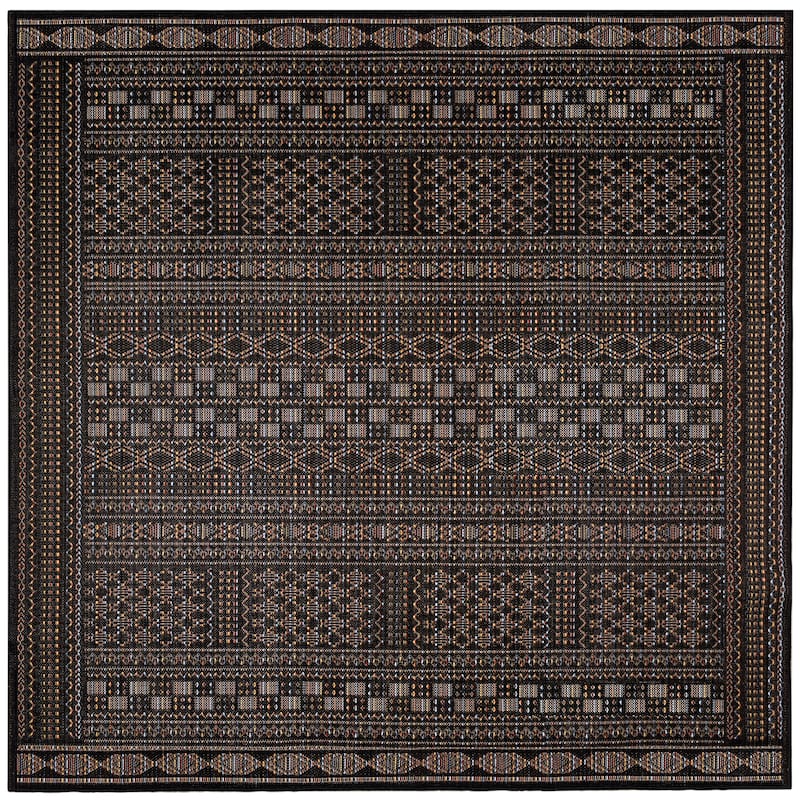 Liora Manne Avena Panel Stripe Indoor/Outdoor Rug