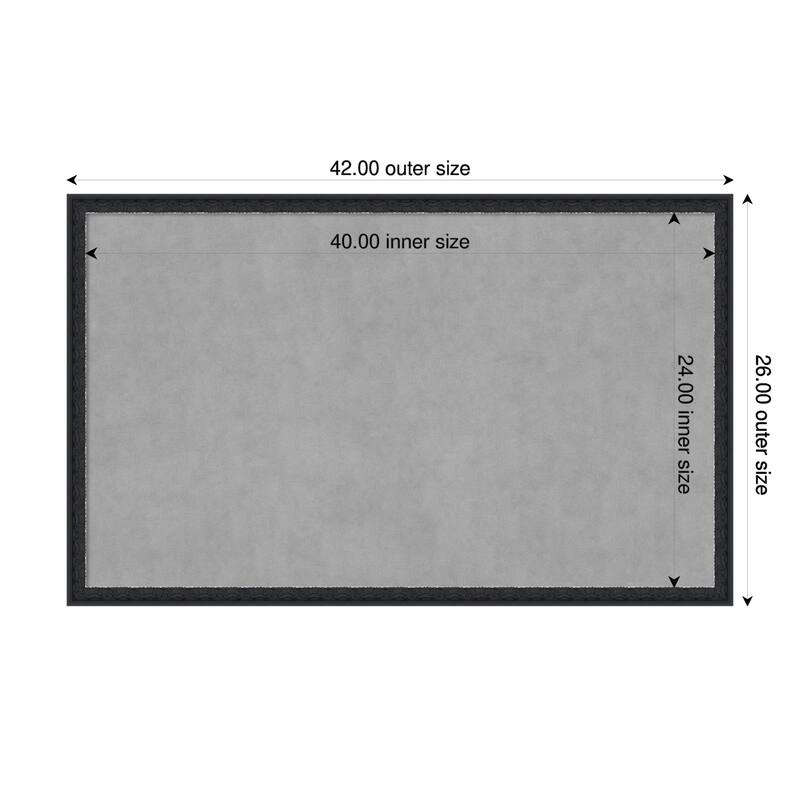 Amanti Art Bethany Black Framed - 42 x 26 in - Bethany Black