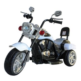 6V Chopper Style Ride on Trike White