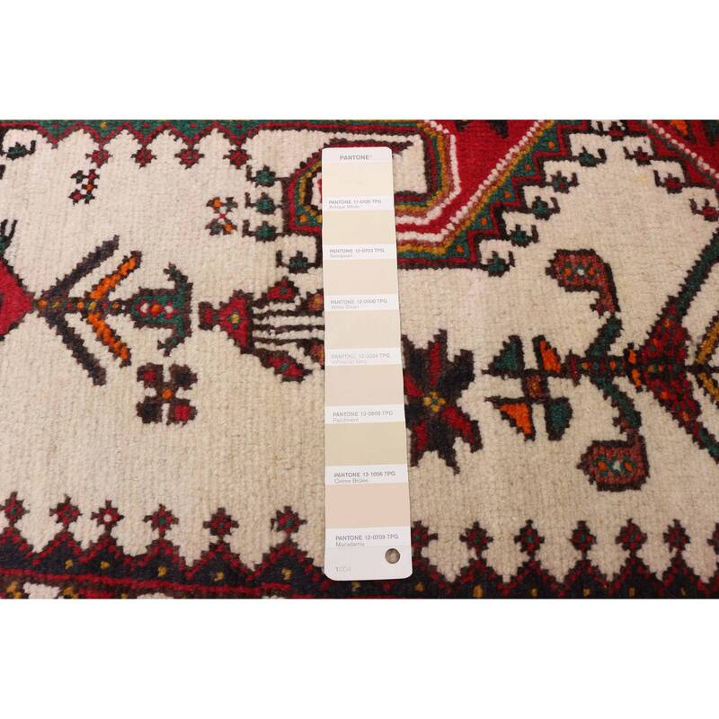 ECARPETGALLERY Hand-knotted Melis Cream Wool Rug - 3'4 x 6'0