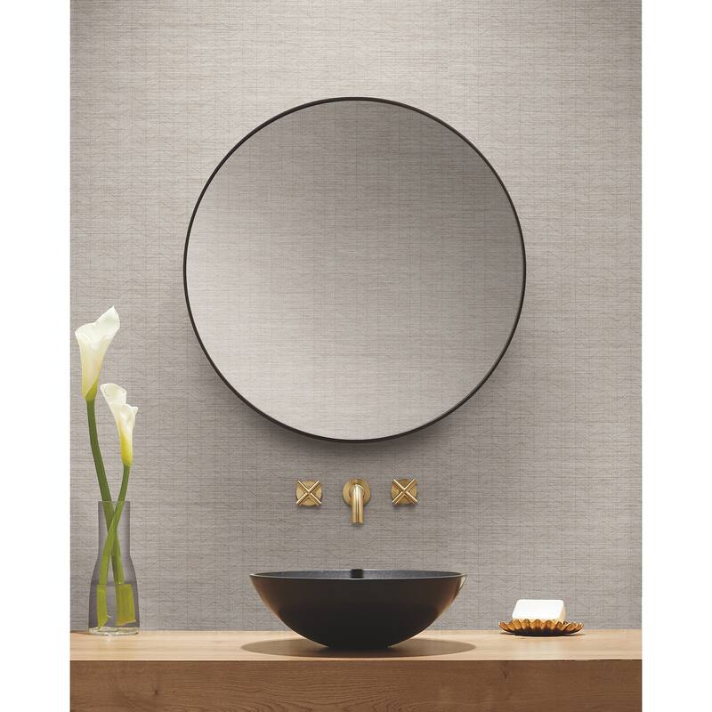 Warner Magnitude Light Grey Chevron Wallpaper