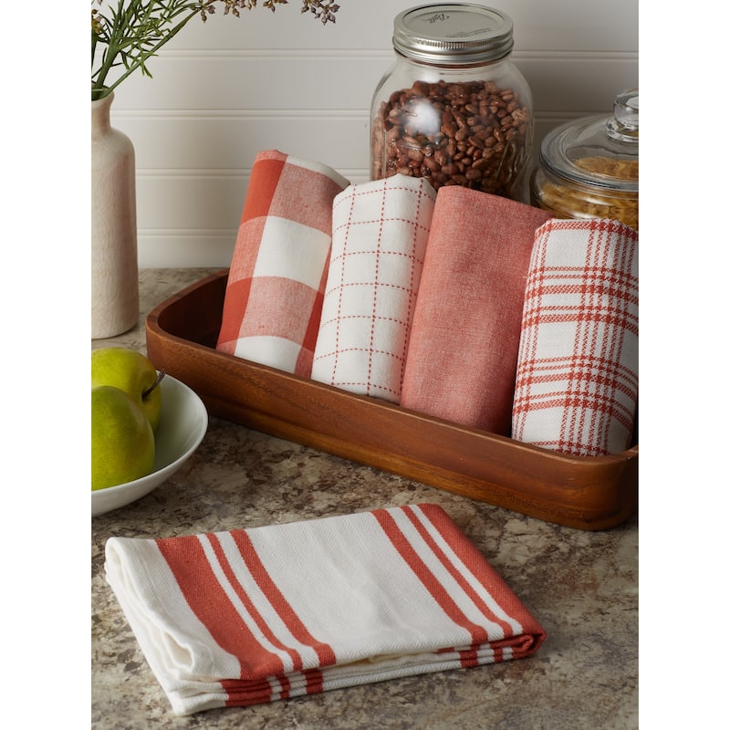 DII Asst Vintage Everyday Dishtowel (Set of 5)