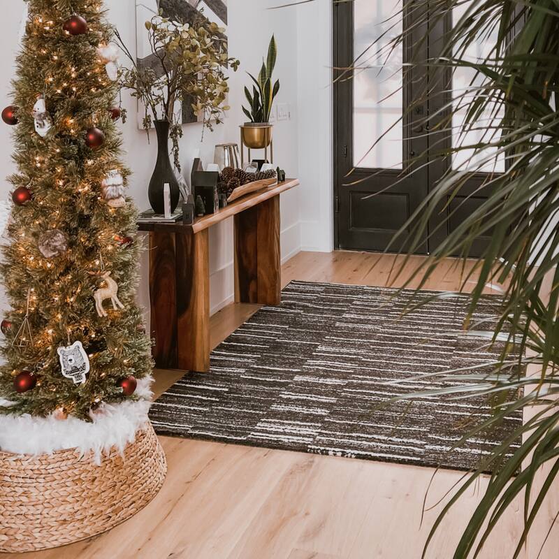 Georges Modern Striped Area Rug