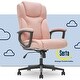 preview thumbnail 35 of 66, Serta Connor Executive Office Chair - Ergonomic Computer Chair with Layered Body Pillows and Contoured Lumbar