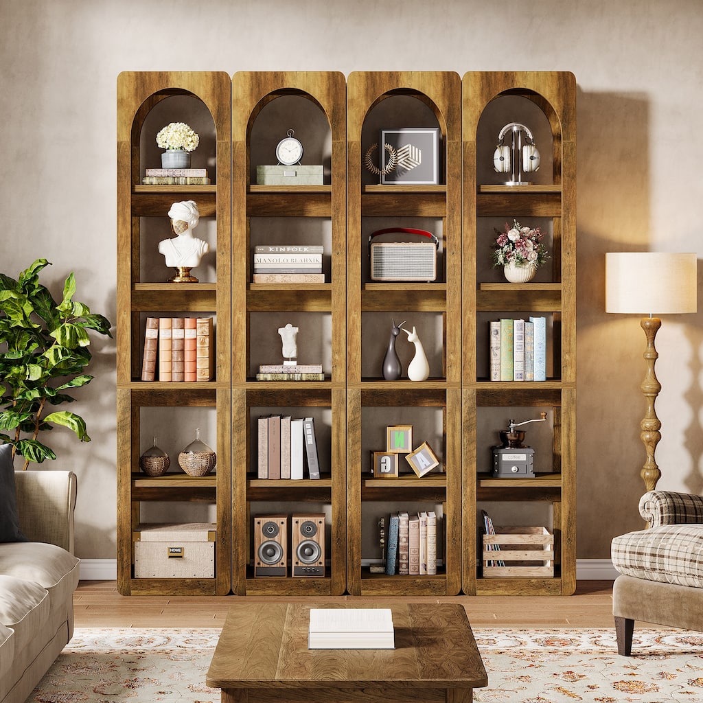 70.86" Tall Narrow Bookshelf for Small Space, Home Office
