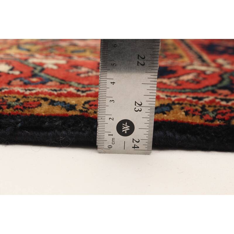 ECARPETGALLERY Hand-knotted Anatolian Vintage Navy Wool Rug - 5'0 x 8'5